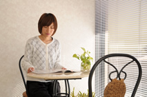 施術ルーム外の待合スペース